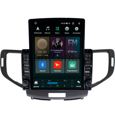 Honda Accord 8 2007-2015 Canbox H-Line 5611-9-1358 на Android 10 (4G-SIM, 4/32, DSP, QLed, Tesla)