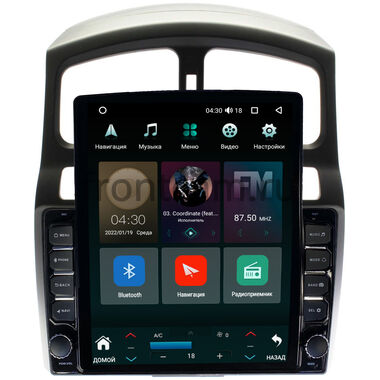 Hyundai Santa Fe (2000-2006), Santa Fe (Classic) (2007-2013) Canbox H-Line 5612-9-223 на Android 10 (4G-SIM, 4/64, DSP, QLed, Tesla)