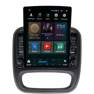 Renault Trafic 3 (2014-2021) Canbox H-Line 5611-9-RE053N на Android 10 (4G-SIM, 4/32, DSP, QLed, Tesla)