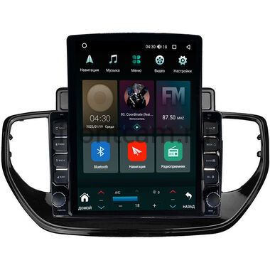Hyundai Solaris 2 (2020-2024) (для авто с экраном) Canbox H-Line 5613-9-TK957 на Android 10 (4G-SIM, 6/128, DSP, QLed, Tesla)