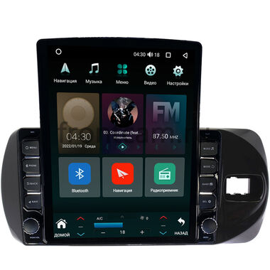 Toyota Vitz 3 (XP130) (2014-2020) (Тип 1) Canbox H-Line 5611-9374 на Android 10 (4G-SIM, 4/32, DSP, QLed, Tesla)