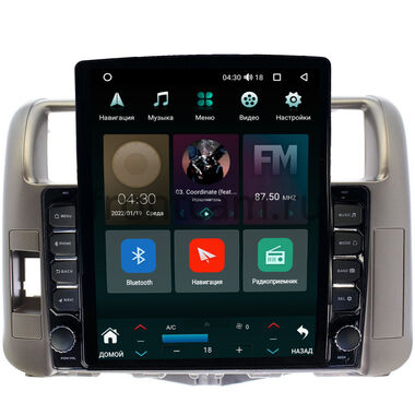 Toyota Land Cruiser Prado 150 (2009-2013) (для авто с усилителем) Canbox H-Line 5613-9005 на Android 10 (4G-SIM, 6/128, DSP, QLed, Tesla)