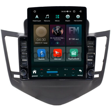 Chevrolet Cruze (2008-2012) (черная) Canbox H-Line 5612-9010 на Android 10 (4G-SIM, 4/64, DSP, QLed, Tesla)