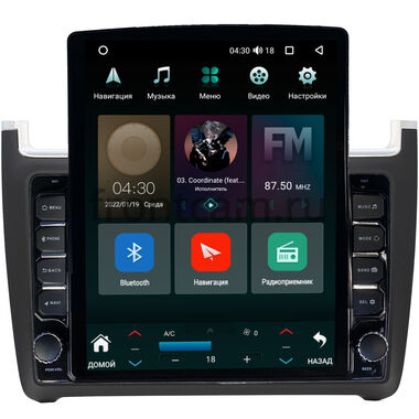 Volkswagen Polo 5 2009-2020 (матовая) Canbox H-Line 5613-9091 на Android 10 (4G-SIM, 6/128, DSP, QLed, Tesla)