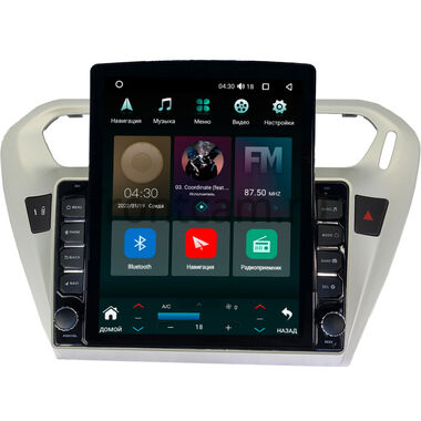 Citroen C-Elysee (2012-2024) Canbox M-Line 5610-9118 на Android 10 (4G-SIM, 2/32, DSP, QLed, Tesla)