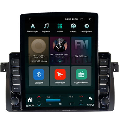 BMW 3 (E46) (1998-2007) Canbox H-Line 5612-9163 на Android 10 (4G-SIM, 4/64, DSP, QLed, Tesla)