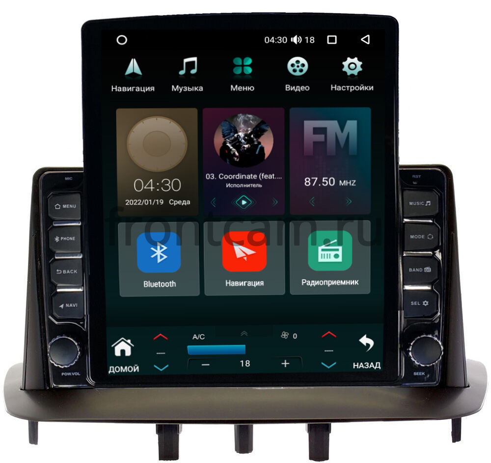 Штатная магнитола Canbox M-Line 5610-9215 для Renault Fluence, Megane 3  (2008-2016) на Android 10 (4G-SIM, 2/32, DSP, QLed, Tesla) Купить в городе  Москва