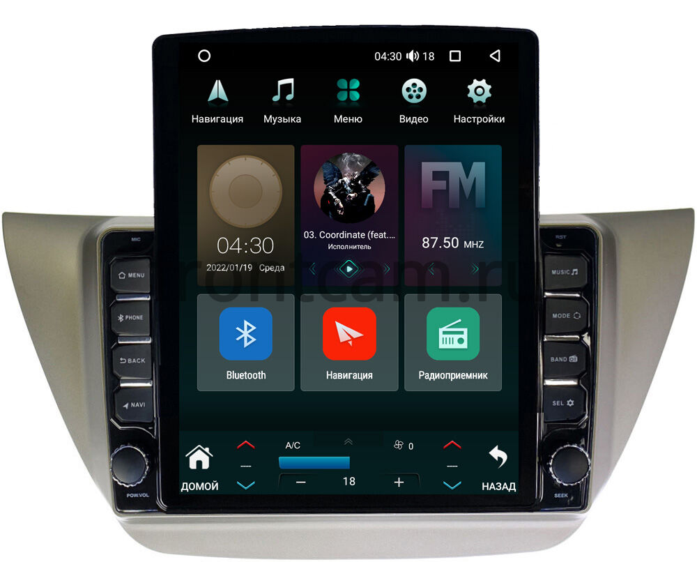 Штатная магнитола Canbox M-Line 5610-9230 для Mitsubishi Lancer 9 (2000-2010)  (серая) на Android 10 (4G-SIM, 2/32, DSP, QLed, Tesla) Купить в городе  Москва