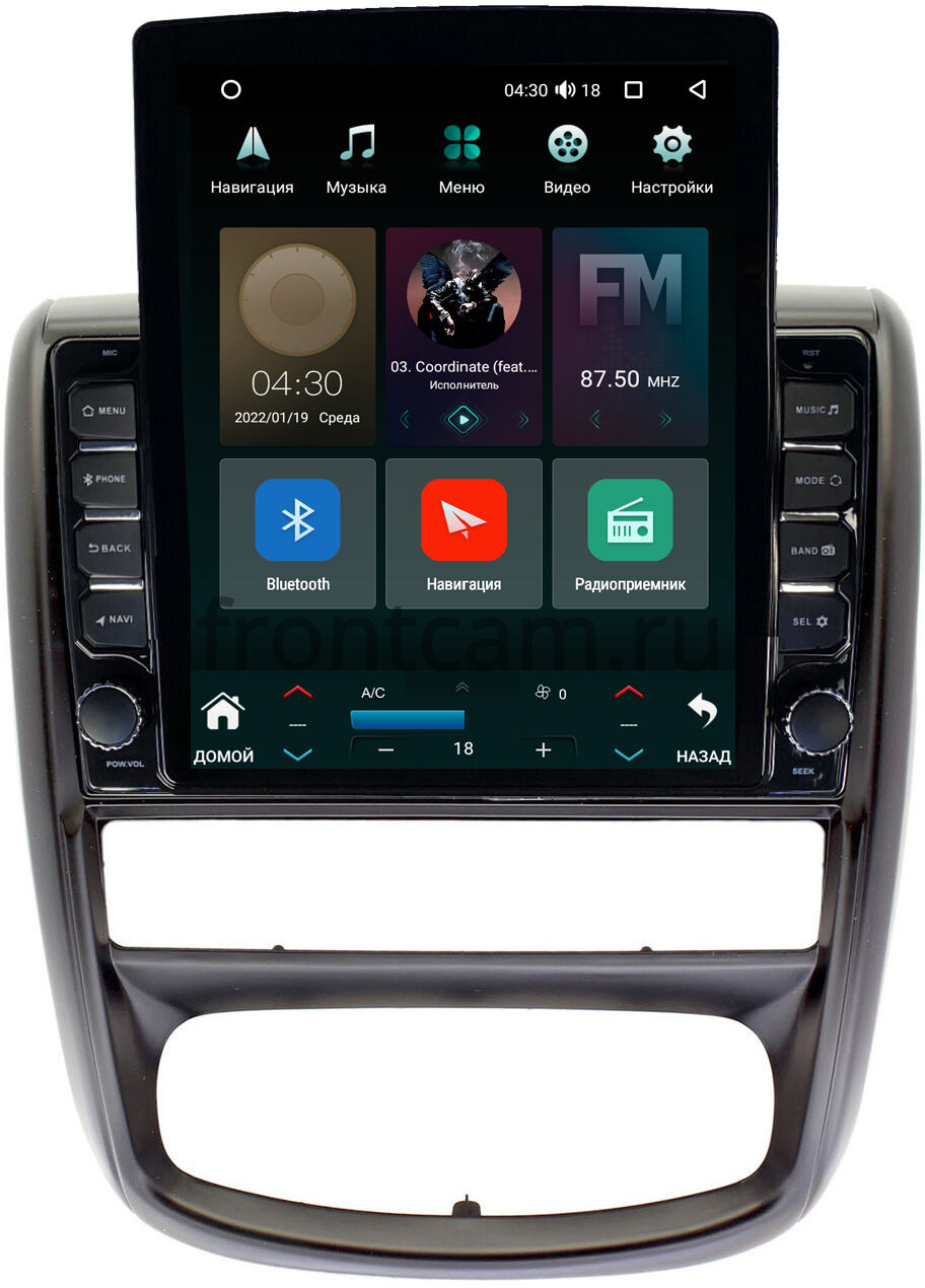 Штатная магнитола Canbox M-Line 5610-9275 для Nissan Terrano 3 (2014-2022)  (матовая) на Android 10 (4G-SIM, 2/32, DSP, QLed, Tesla) Купить в городе  Москва