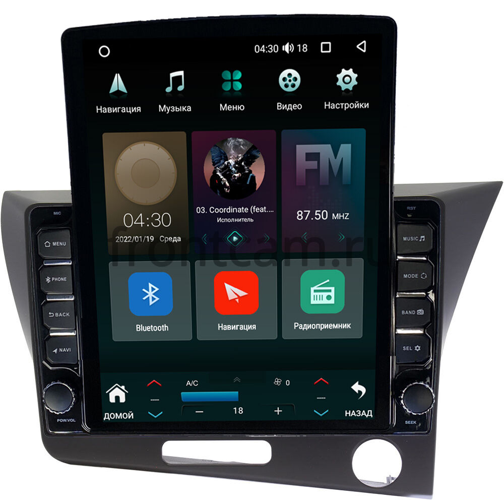 Штатная магнитола Honda CR-Z (2010-2016) (правый руль) Canbox H-Line  5611-9305 на Android 10 (4G-SIM, 4/32, DSP, QLed, Tesla) Купить в городе  Москва