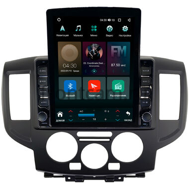 Nissan NV200 (2009-2024) (чёрная) Canbox H-Line 5611-9-0391 на Android 10 (4G-SIM, 4/32, DSP, QLed, Tesla)