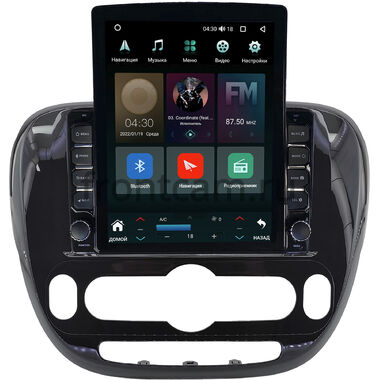 Kia Soul 2 (2013-2019) (глянцевая, с климат-контролем) Canbox H-Line 5611-9-0660 на Android 10 (4G-SIM, 4/32, DSP, QLed, Tesla)