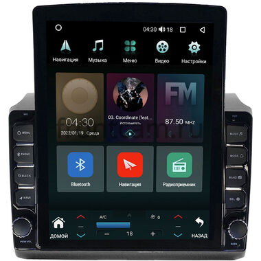 Citroen Jumper (2006-2023) (для авто с оригинальной магнитолой) Canbox H-Line 5612-9-1432 на Android 10 (4G-SIM, 4/64, DSP, QLed, Tesla)
