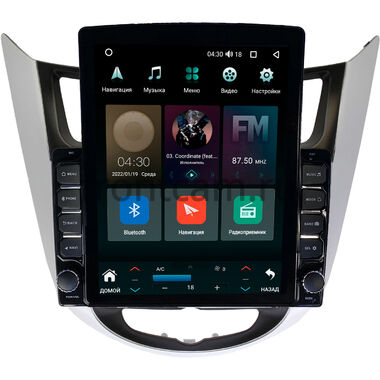 Hyundai Solaris, Accent 4 (2010-2019) Canbox M-Line 5610-9027 на Android 10 (4G-SIM, 2/32, DSP, QLed, Tesla)