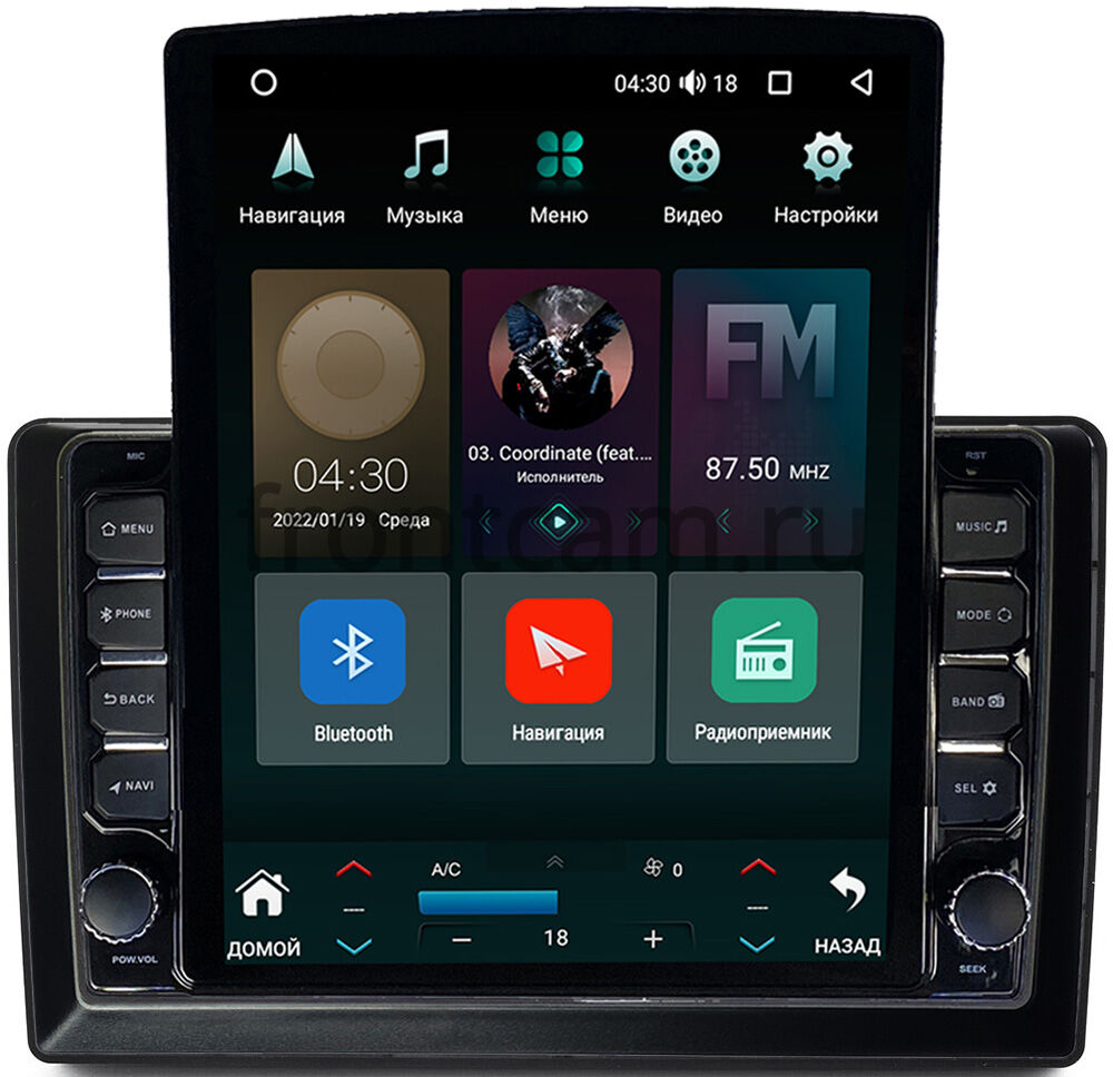 Штатная магнитола Dodge Avenger, Caliber, Grand Caravan, Challenger,  Charger, Durango, Journey, Magnum, Nitro, RAM 4 Canbox H-Line 5611-10-1130  на Android 10 (4G-SIM, 4/32, DSP, QLed, Tesla) Купить в городе Москва