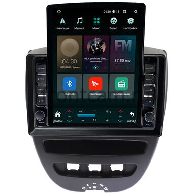 Toyota Aygo (2005-2014) Canbox H-Line 5611-10-1152 на Android 10 (4G-SIM, 4/32, DSP, QLed, Tesla)