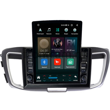 Honda Accord 9 (2012-2019) Canbox H-Line 5612-10-1156 на Android 10 (4G-SIM, 4/64, DSP, QLed, Tesla)