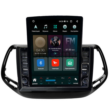 Jeep Compass 2 (2017-2024) Canbox H-Line 5611-10-3500 на Android 10 (4G-SIM, 4/32, DSP, QLed, Tesla)