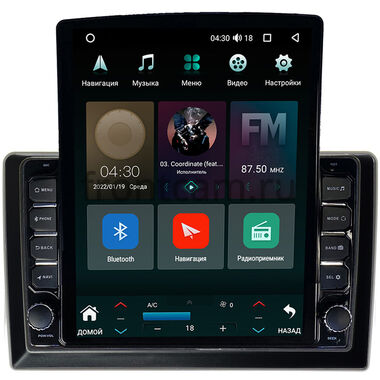 Toyota HiAce (H200) (2004-2024) Canbox H-Line 5612-10-453 на Android 10 (4G-SIM, 4/64, DSP, QLed, Tesla)