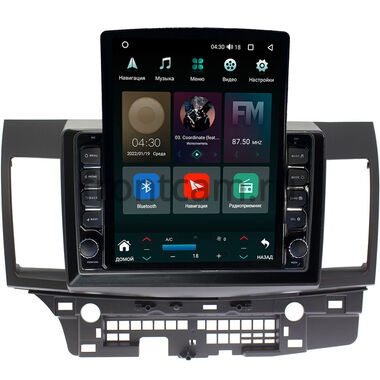 Mitsubishi Lancer 10 2007-2017 (для авто без Rockford) Canbox H-Line 5612-1021 на Android 10 (4G-SIM, 4/64, DSP, QLed, Tesla)