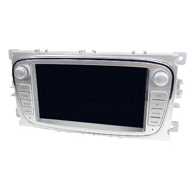 2 DIN универсальная магнитола на Ford (овальная) Canbox M-Line 8802-2/32 на Android 10 (4G-SIM, DSP, IPS) (серая)