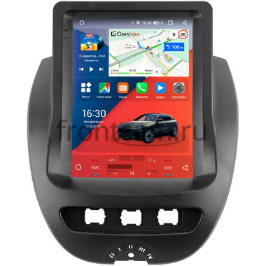 Toyota Aygo (2005-2014) Canbox H-Line (Tesla style) 9.7 дюймов 4/32 5621-1312-100 на Android 10 (4G-SIM, DSP, QLed)