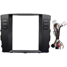 Рамка RM-1312-102 DS (Tesla style) 9.7 дюймов для Mitsubishi Pajero 4 2006-2024 (без Rockford)