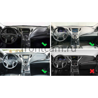 Hyundai Grandeur 5, Azera 2 2011-2016 (черная) Canbox H-Line (Tesla style) 9.7 дюймов 4/32 5621-1312-105 на Android 10 (4G-SIM, DSP, QLed)