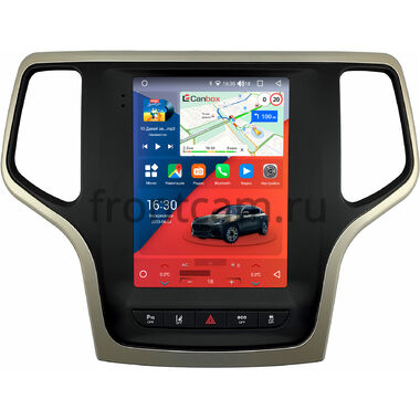 Jeep Grand Cherokee 4 (WK2) (2013-2022) Canbox H-Line (Tesla style) 9.7 дюймов 4/64 5623-1312-114 на Android 10 (4G-SIM, DSP, QLed)