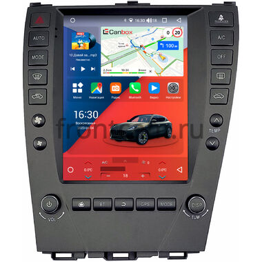 Lexus ES 5 (2006-2012) (для топовой комплектации) Canbox H-Line (Tesla style) 9.7 дюймов 4/32 5621-1312-115 на Android 10 (4G-SIM, DSP, QLed)