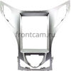 Рамка RM-1312-117 под магнитолу Teyes DS (Tesla style) 9.7 дюймов для Hyundai Grandeur 5, Azera 2 (2011-2016) (серебренная)
