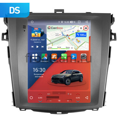 Toyota Corolla 10 (2006-2013) Canbox H-Line (Tesla style) 9.7 дюймов 4/32 5621-1312-12 на Android 10 (4G-SIM, DSP, QLed)