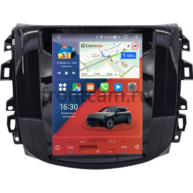 Nissan Navara (Frontier) 4 (D23) (2014-2024) Canbox H-Line (Tesla style) 9.7 дюймов 6/128 5627-1312-154 на Android 10 (4G-SIM, DSP, QLed)