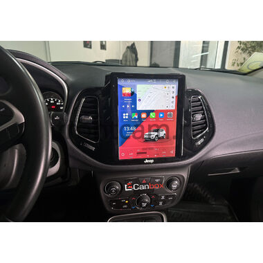 Jeep Compass 2 2017-2026 Canbox H-Line (Tesla style) 9.7 дюймов 6/128 5627-1312-155 на Android 10 (4G-SIM, DSP, QLed)