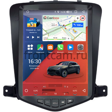 Chevrolet Cruze (2008-2012) Canbox H-Line (Tesla style) 9.7 дюймов 4/64 5623-1312-157 на Android 10 (4G-SIM, DSP, QLed)