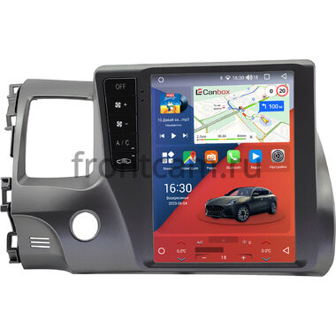 Honda Civic 8 4D 2005-2012 (седан) Canbox H-Line (Tesla style) 9.7 дюймов 4/32 5621-1312-176 на Android 10 (4G-SIM, DSP, QLed)