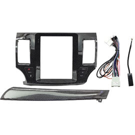 Рамка RM-1312-192 под магнитолу Tesla style 9.7 дюймов для Mitsubishi Lancer 10 2007-2017 (карбон)