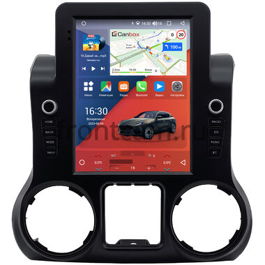 Jeep Wrangler 3 (JK) (2014-2018) Canbox H-Line (Tesla style) 9.7 дюймов 6/128 5627-1312-208 на Android 10 (4G-SIM, DSP, QLed)