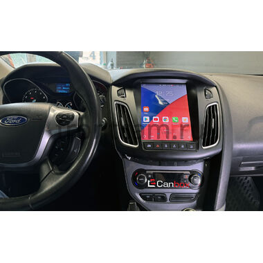 Ford Focus 3 2011-2019 (Тип 2) Canbox H-Line (Tesla style) 9.7 дюймов 6/128 5627-1312-214 на Android 10 (4G-SIM, DSP, QLed)