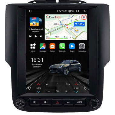 Dodge RAM 4 (DS/DJ) 2013-2023 Canbox M-Line (Tesla style) 9.7 дюймов 2/32 5620-1312-242 на Android 10 (4G-SIM, DSP, QLed)