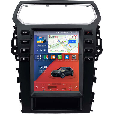 Ford Explorer 5 2010-2019 (can BSJ) Canbox H-Line (Tesla style) 9.7 дюймов 6/128 5627-1312-259 на Android 10 (4G-SIM, DSP, QLed)