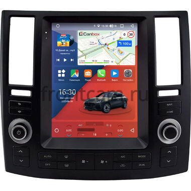 Infiniti FX35 (S50), FX45 (S50) 2006-2009 (черная) Canbox H-Line (Tesla style) 9.7 дюймов 4/64 5623-1312-289 на Android 10 (4G-SIM, DSP, QLed)