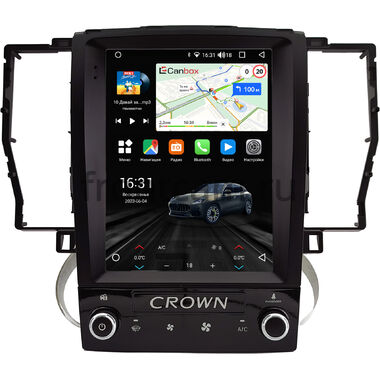 Toyota Crown (S180) 1999-2008 (для авто с NAVI и 6CD) Canbox M-Line (Tesla style) 9.7 дюймов 2/32 5620-1312-293 на Android 10 (4G-SIM, DSP, QLed)