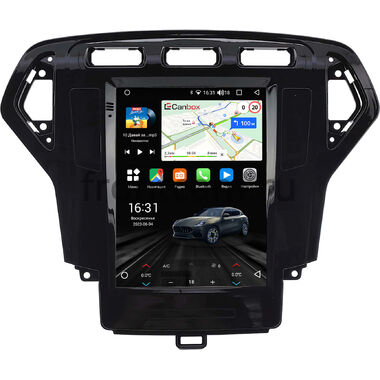 Ford Mondeo 4 2006-2010 Canbox (Tesla style) 9.7 дюймов 2/32 GT096-1312-6 на Android 10 (QLed, DSP, CarPlay)