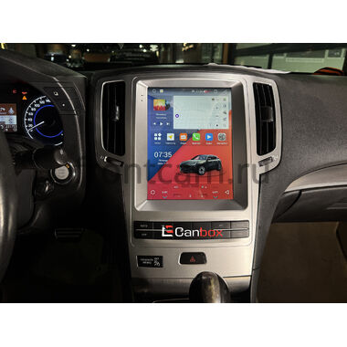 Рамка RM-1312-7 (для авто без кнопок TEL и APPS, Тип A, can HW) DS (Tesla style) 9.7 дюймов для Infiniti G25, G35, G37 / Nissan Skyline 7 (V36) 2006-2014