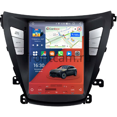 Hyundai Elantra 5 (MD) 2013-2016 Canbox H-Line (Tesla style) 9.7 дюймов 6/128 5627-1312-79 на Android 10 (4G-SIM, DSP, QLed)