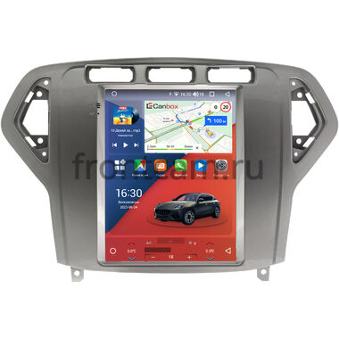 Ford Mondeo 4 (2006-2010) (серая, для авто с климат-контролем) Canbox H-Line (Tesla style) 9.7 дюймов 4/32 5621-1312-90 на Android 10 (4G-SIM, DSP, QLed)