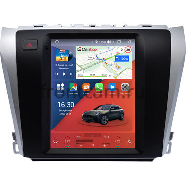 Toyota Camry XV50 (2011-2014) Canbox H-Line (Tesla style) 9.7 дюймов 6/128 5627-1312-96 на Android 10 (4G-SIM, DSP, QLed)