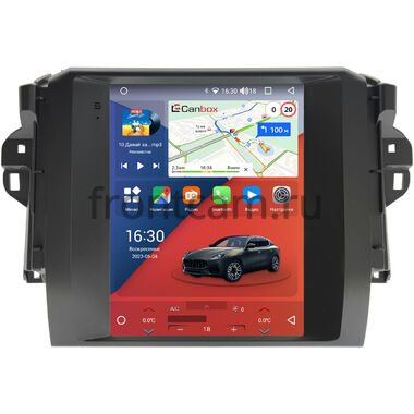 Toyota Fortuner 2 (2015-2024) Canbox H-Line (Tesla style) 9.7 дюймов 6/128 5627-A22S14 на Android 10 (4G-SIM, DSP, QLed)