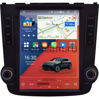 Honda CR-V 3 2006-2012 Canbox H-Line (Tesla style) 9.7 дюймов 4/64 5623-1312-286 на Android 10 (4G-SIM, DSP, QLed)